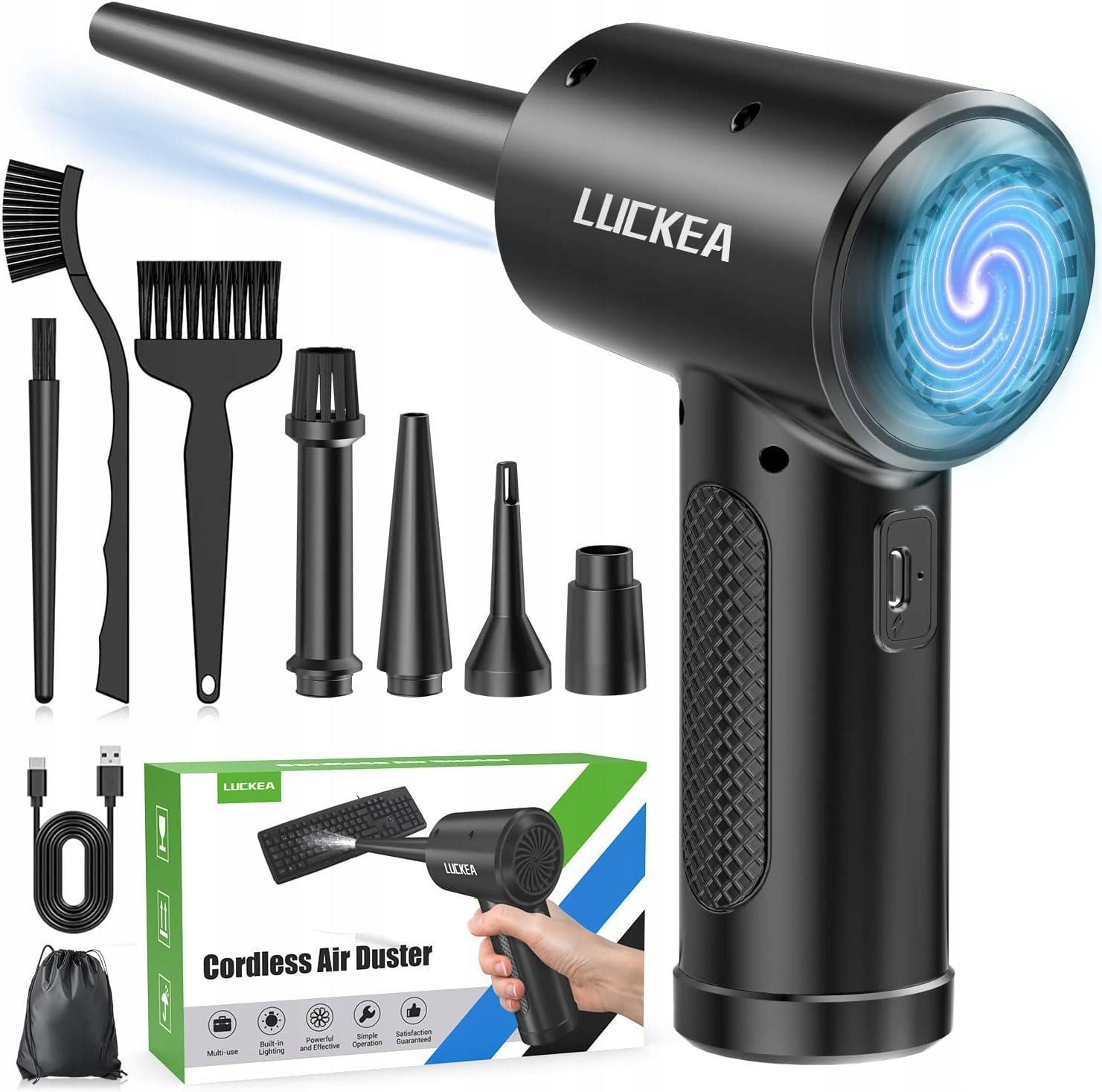 Elektrické Dmychadlo Pro Čištění Pc 6000 Mah Bezdrátová