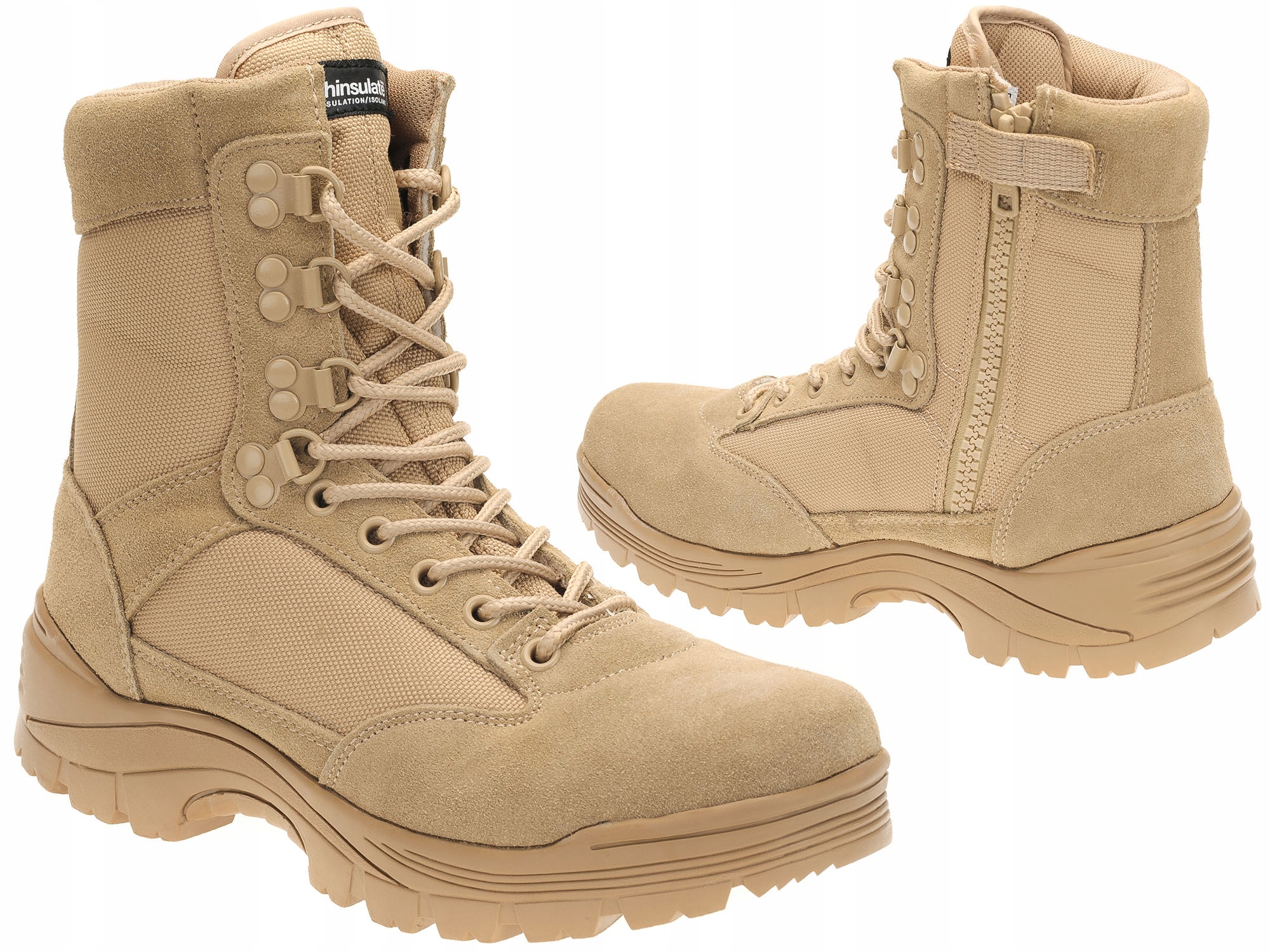 

Buty Taktyczne Thinsulate 3M zamek Ykk Khaki 42