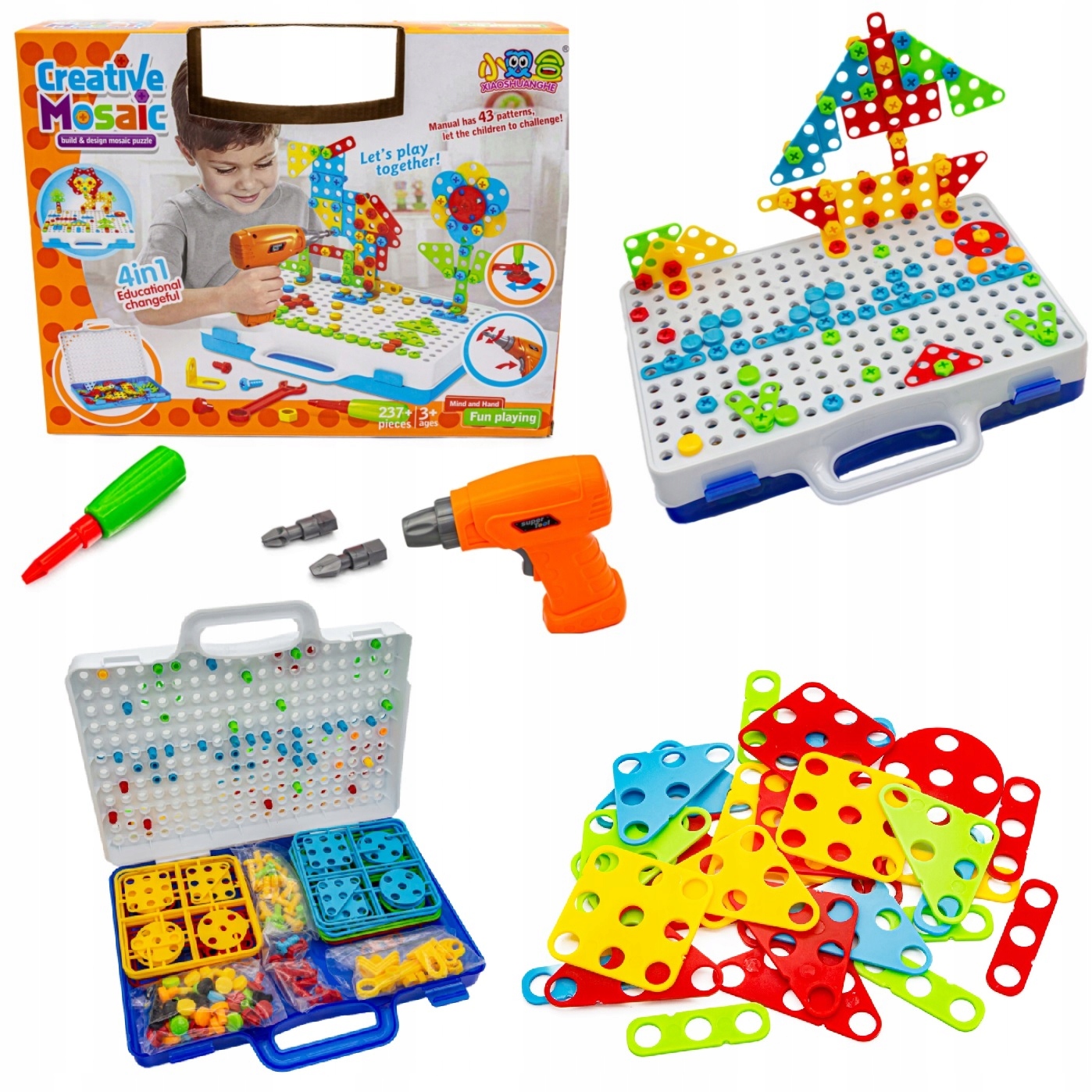 

Puzzle Klocki Edukacyjne Wkrętarka Dla Dzieci 237.