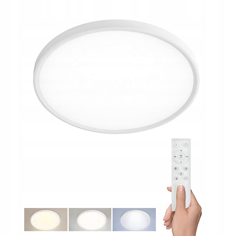 Led osvetlenie s diaľkovým ovládačom Estela White 50W, 5400lm, 60cm