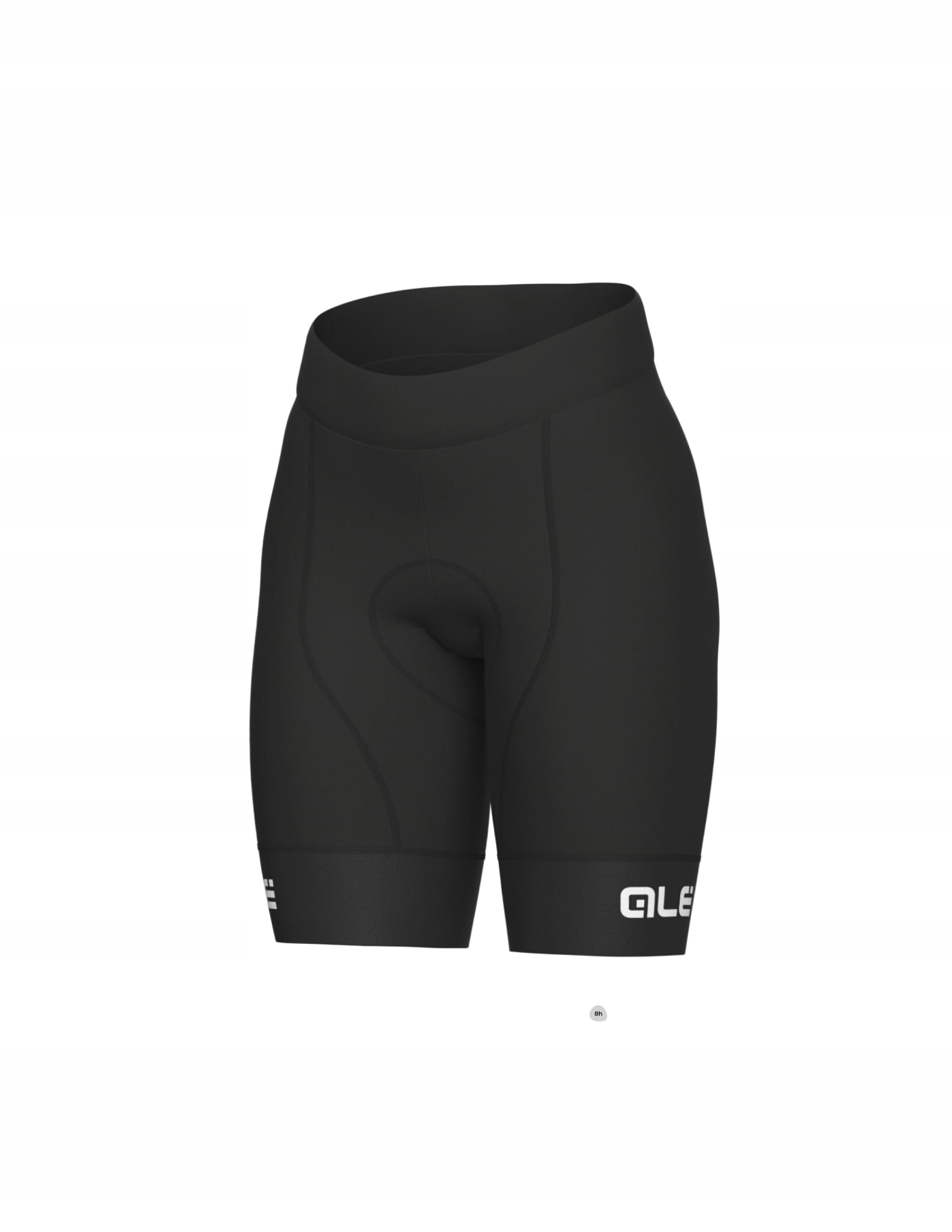 Kraťasy dámské Alé Cycling Solid Traguardo 2.0 L Černo-Bílé