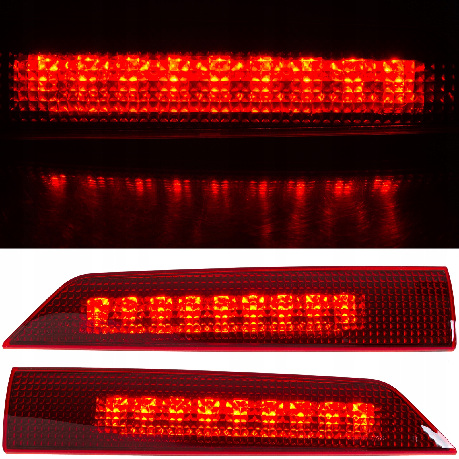 Lampa Zadní Stop Led Levá Pravá pro Ford Transit Custom 2013+ 2 Dveře