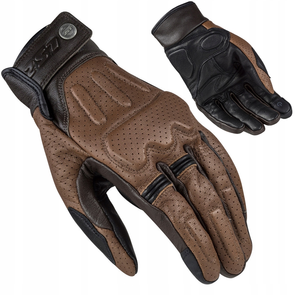 Pánske Motocyklové Rukavice LS2 Rust Ľahké Letné Mestské Vintage