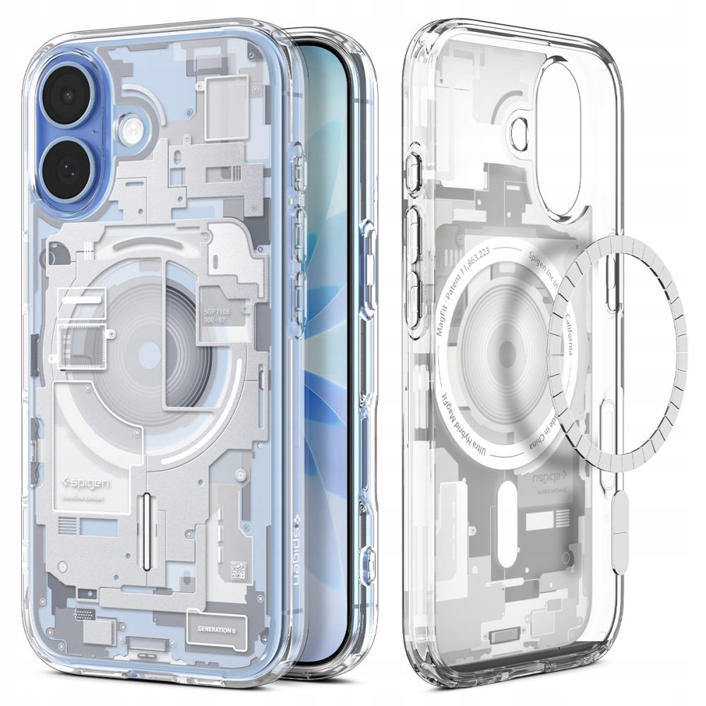 Etui do iPhone 17 Spigen Ultra Hybrid Mag Magsafe Zero One White