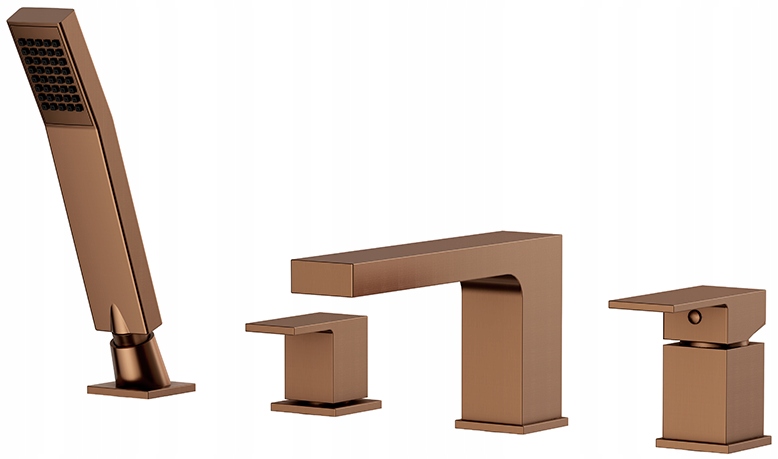 Valvex 4-OTVOROVÁ Vaňová Batéria S Príslušenstvom, Brúsená Meď