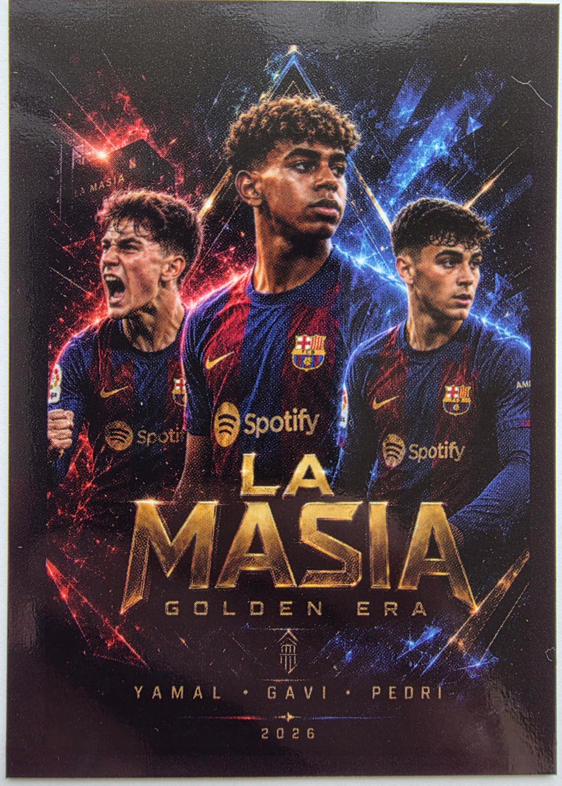 2026 Karta Lamine Yamal Gavi Pedri Fc Barcelona La Masia Golden Era /BD32