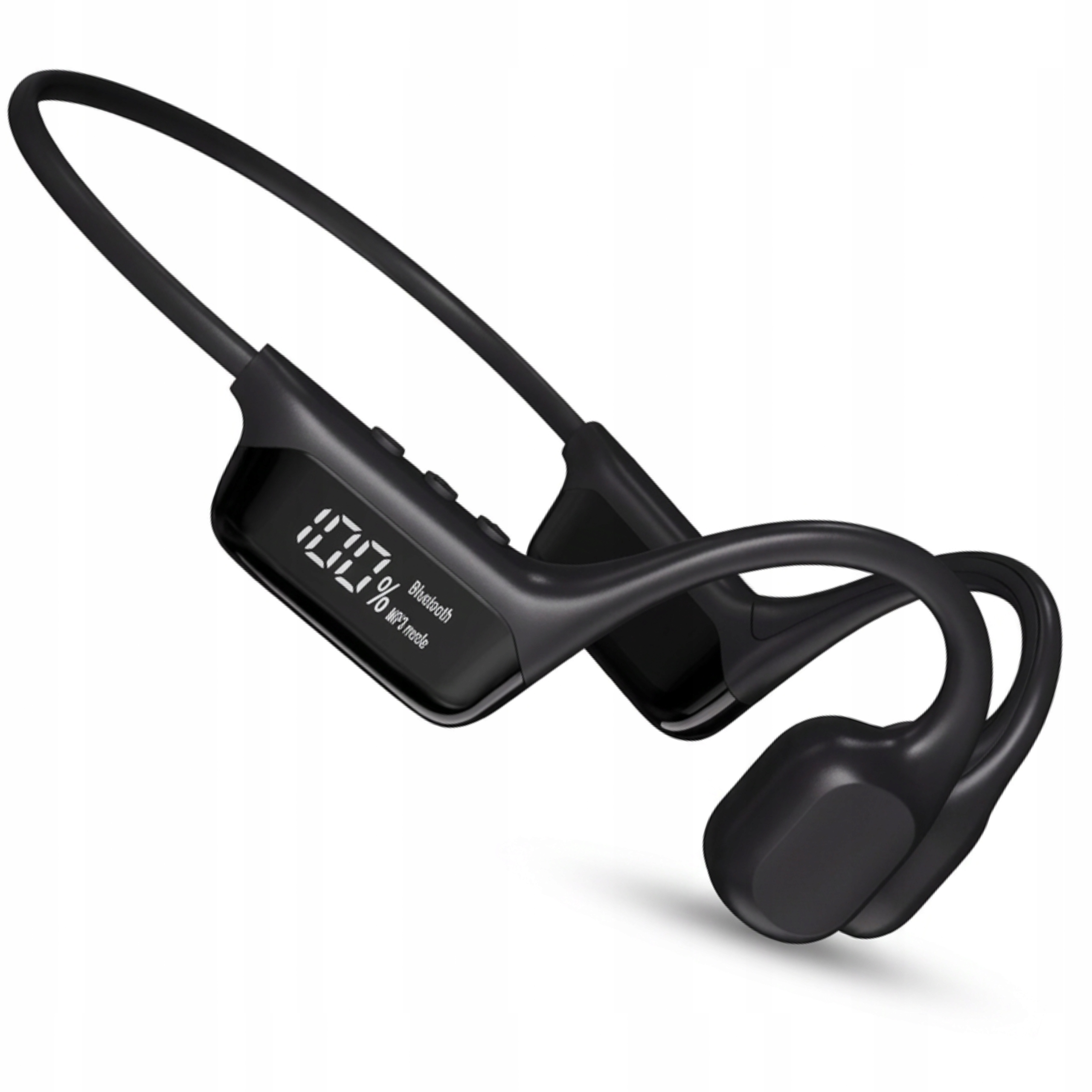 Słuchawki kostne bezprzewodowe wodoodporne pamięć 32GB prawdziwe kostne MP3