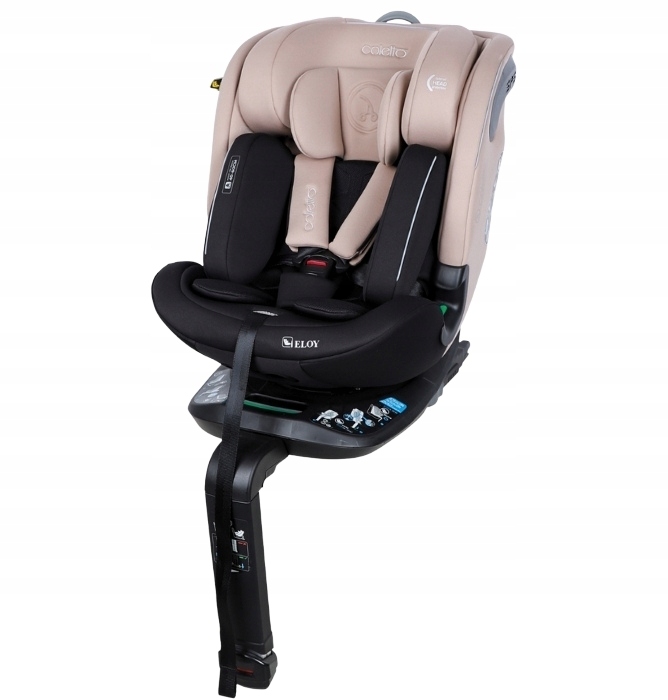 Coletto Eloy fotelik samochodowy I-size 40-150cm obrotowy isofix noga.