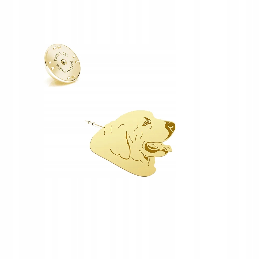 Zlatý Odznak se psem Podhalaňský Ovčák 925 Dámský šperk Věnování