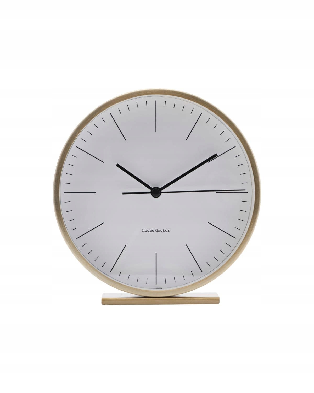 Stolní hodiny House Doctor zlaté Ø 15 x H 4 cm