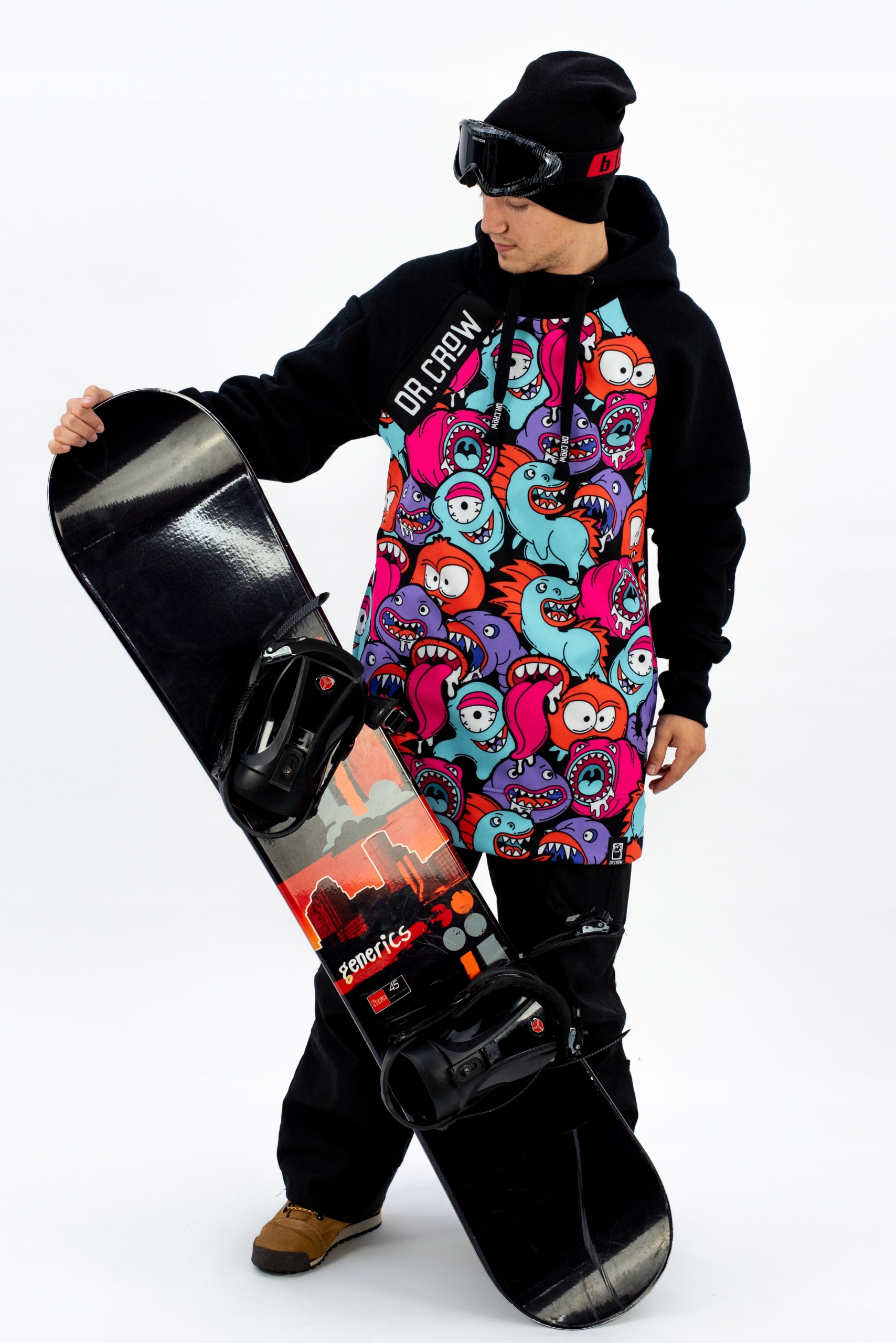 Męska Bluza Snowboardowa Colorful Monsters S Marka inna