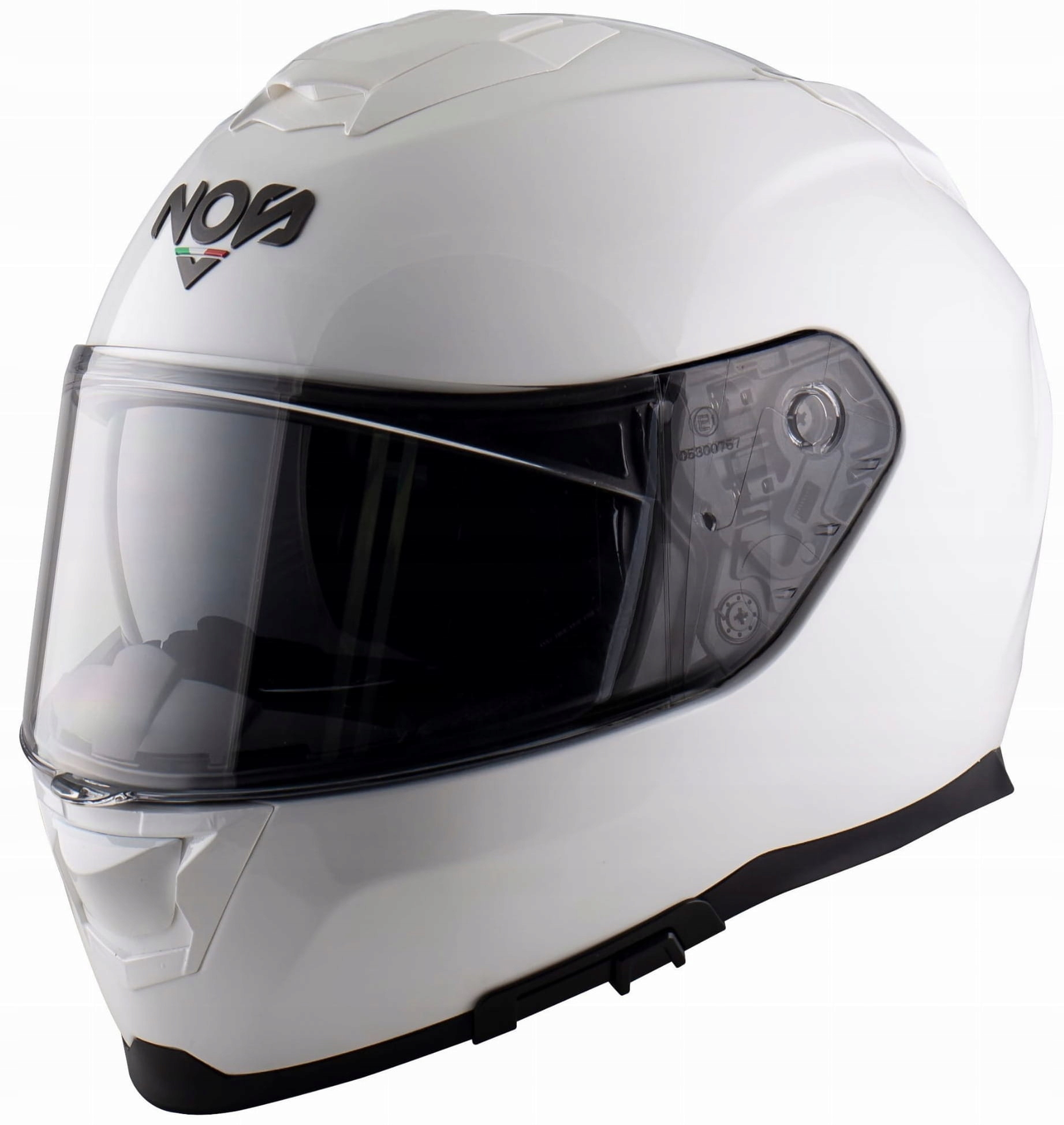 Nos NS-11F Biela Motocyklová Prilba Integrálna Biela