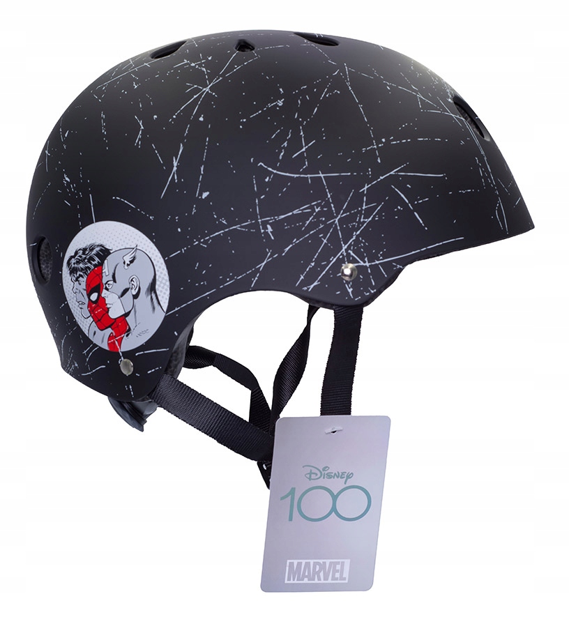 Kask sportowy orzeszek na rower rolki hulajnogę Abs 52-56 cm Hulk Comics