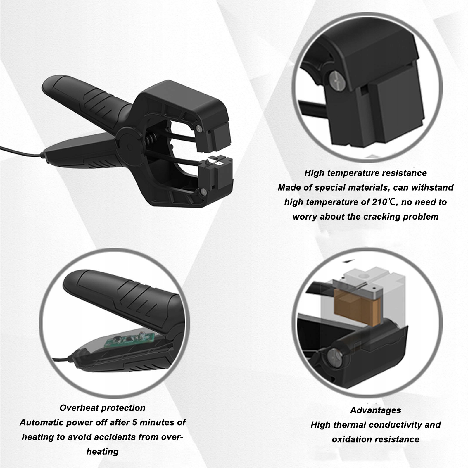 ZŁĄCZE FILAMENTU DO DRUKARKI 3D SZYBKIE 1.75MM 48W 24V 2A Rodzaj inny