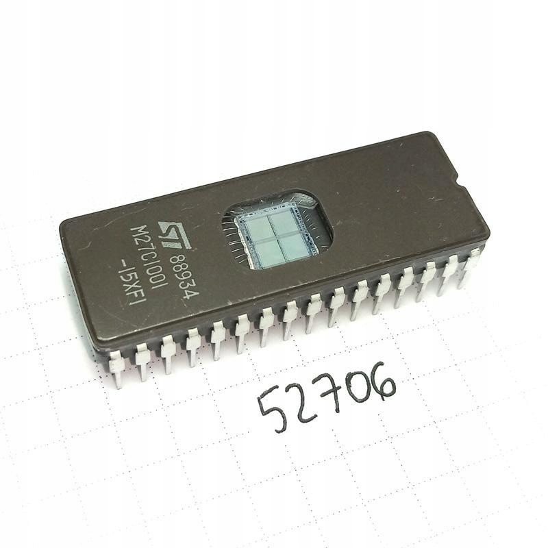 Pamięć EPROM 27C1001 1Mbit 150ns CDIP32UV CMOS/TTL STM M27C1001-15XF1