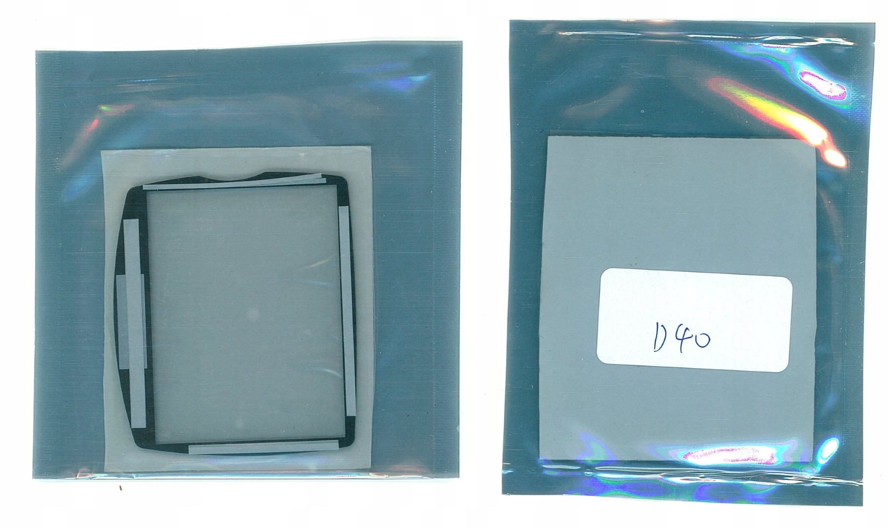 Szybka do Nikon D40 D40x taśma montażowa