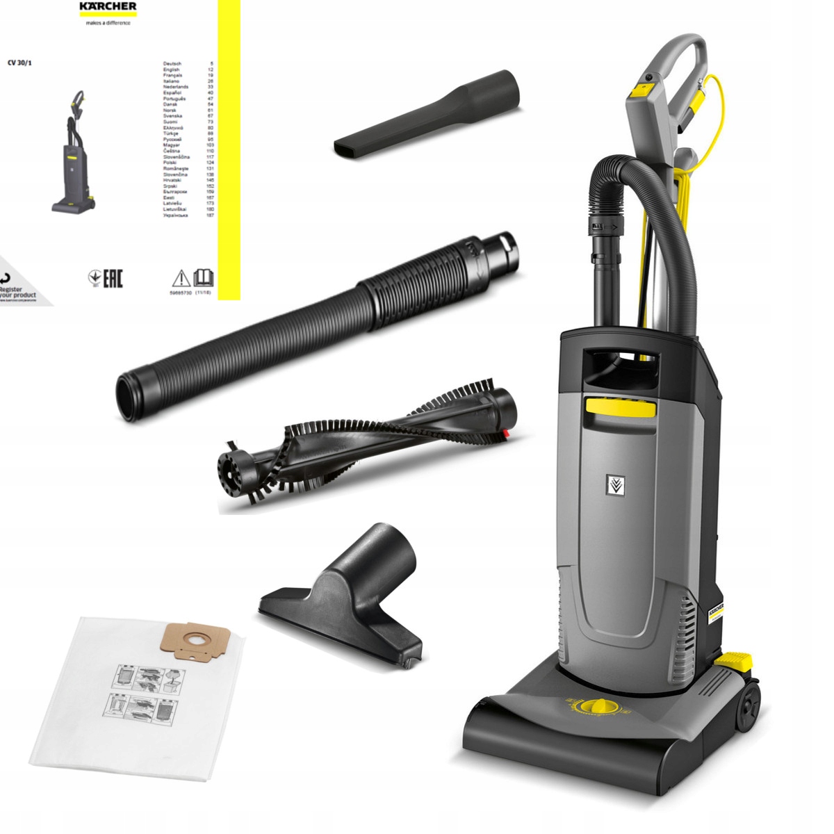 

Karcher CV 30/1 Odkurzacz Pionowy Super Moc Pro+
