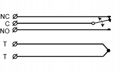 MC 746P KONTAKTRON CZUJKA CZUJNIK MAGNETYCZNY SABOTAŻ BIAŁY NC NO ALARMTECH Marka Alarmtech