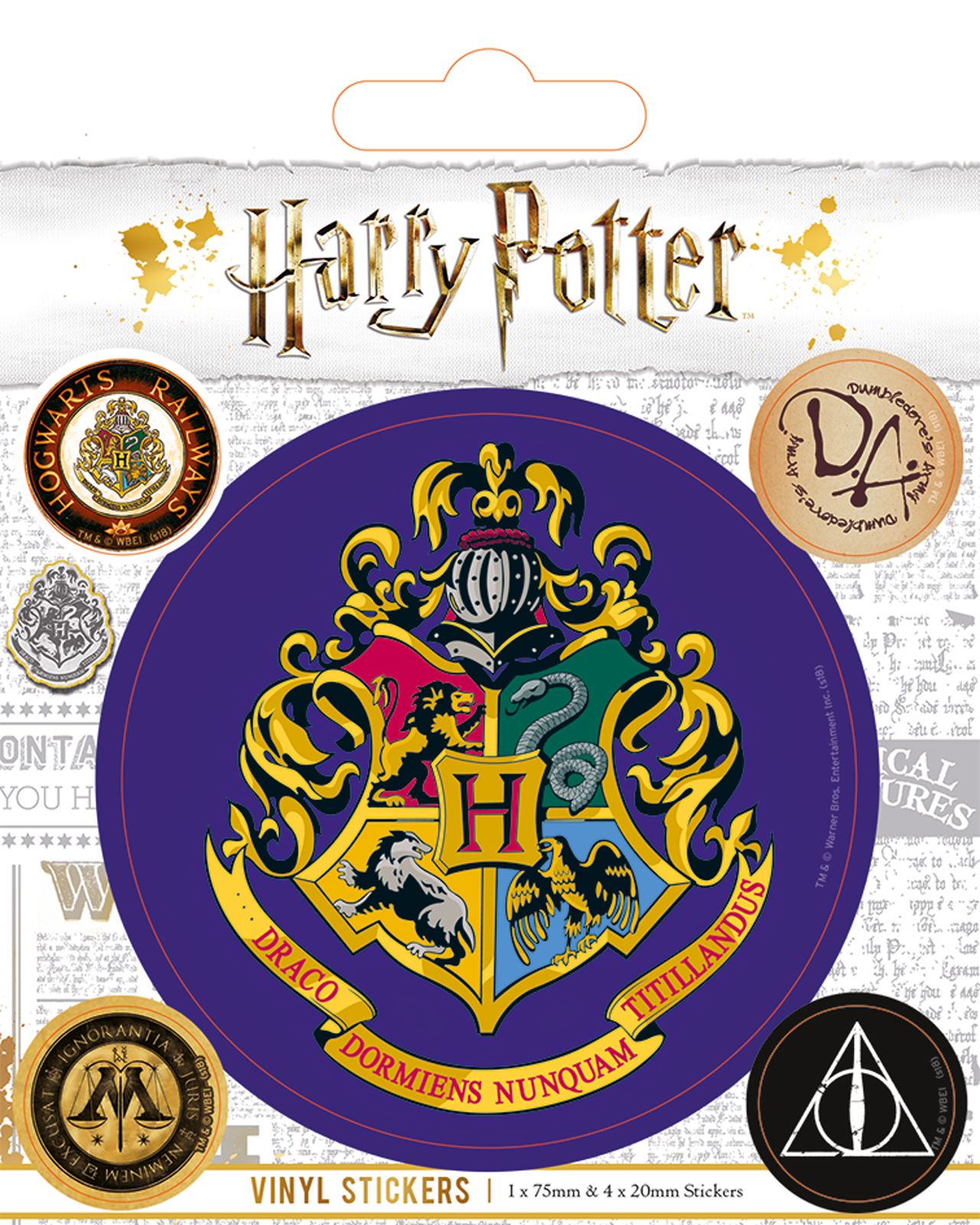 

Harry Potter Hogwart naklejki filmowe zestaw 5