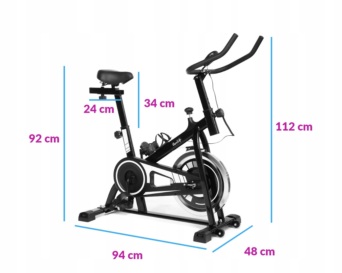 Rowerek Stacjonarny Treningowy Rower Spiningowy Waga produktu 26 kg