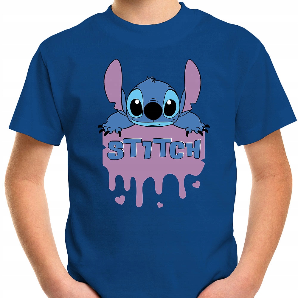 T-SHIRT KOSZULKA DLA DZIECKA STITCH 164 SUPER JAKOŚĆ