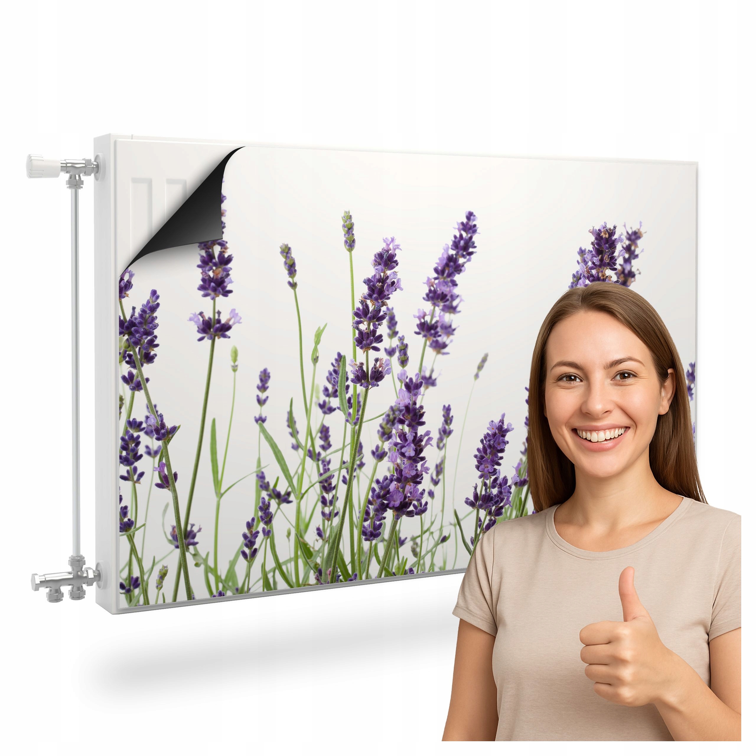 Magnetická Podložka Na Radiátor Levandule Květiny Příroda Rostliny 110x60