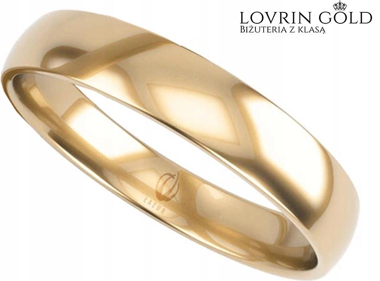 Dámský klasický elegantní snubní prsten zlatý 585 r 9 dámský s gravírováním