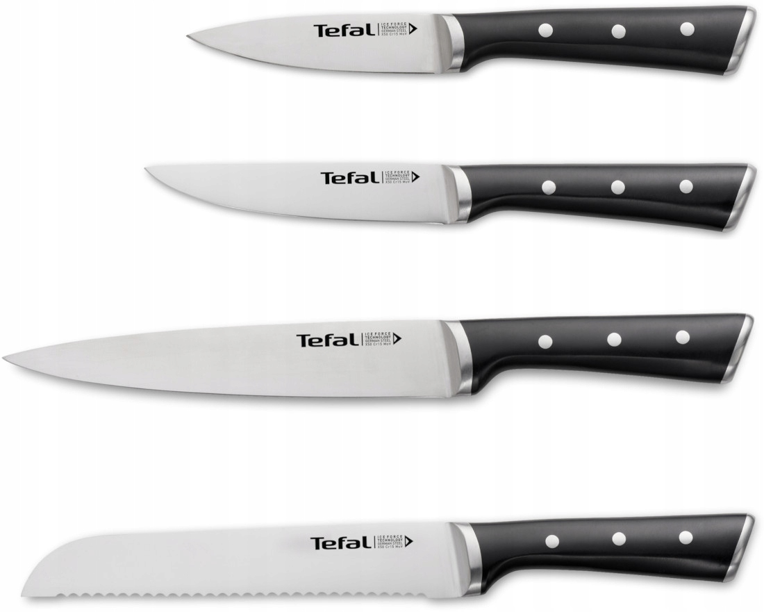 

Zestaw noże Ice Force Tefal 9/11/20/20 4el Stal