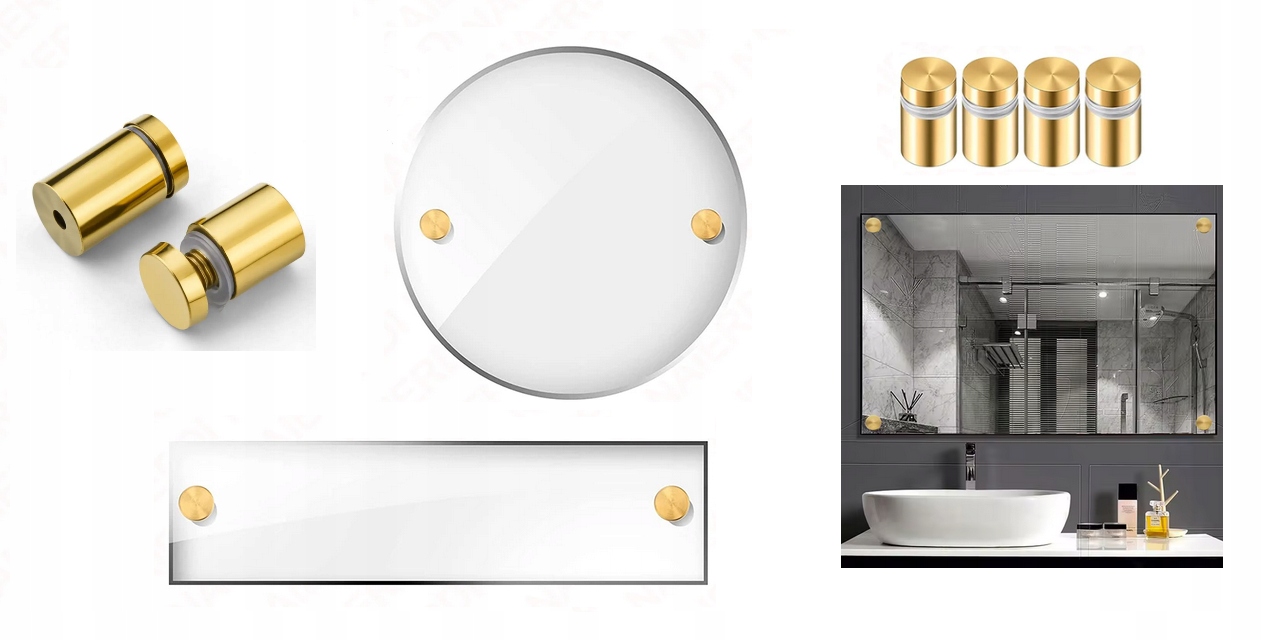 DYSTANS MONTAŻOWY 12x20mm GOLD DYSTANSE MOCOWANIE WKRĘTY KOŁKI ZŁOTY POŁYSK Kod producenta DYSTANS 12x20 DYSTANSE MOCOWANIE KOŁKI ZŁOTY