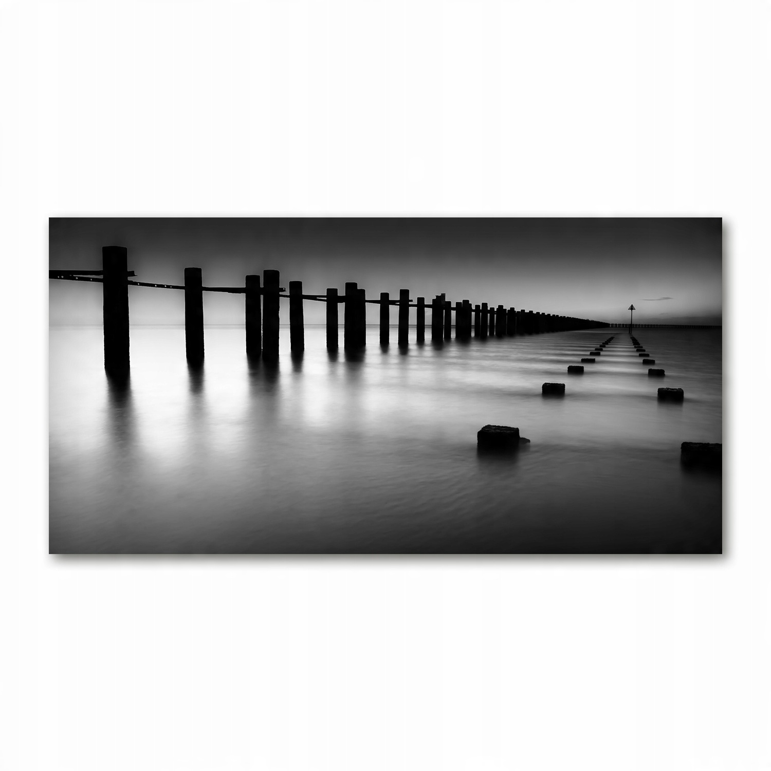 

Foto obraz szklany Falochron Tamiza 140x70