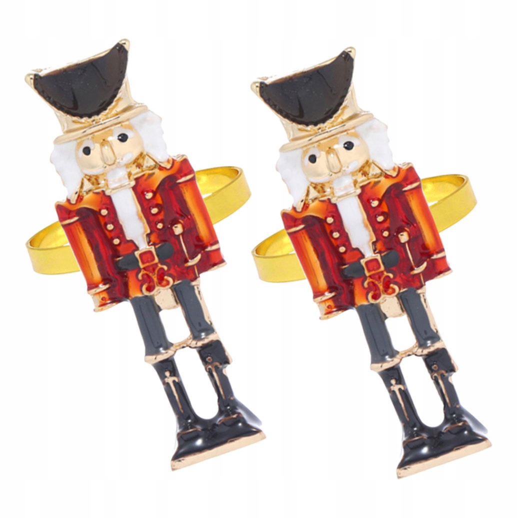 PIERŚCIONKI NA SERWETKI ŚWIĄTECZNE 2 SZT