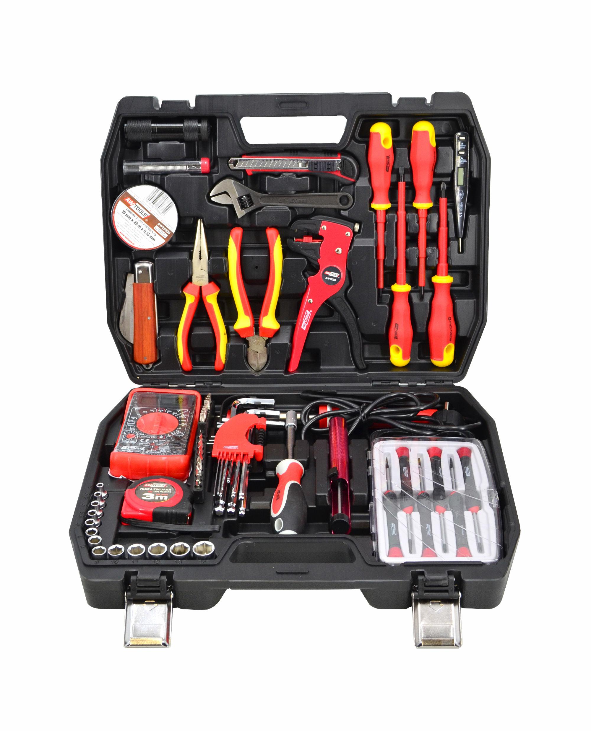 Awtools Sada Nářadí Pro Elektrikáře 68 dílů
