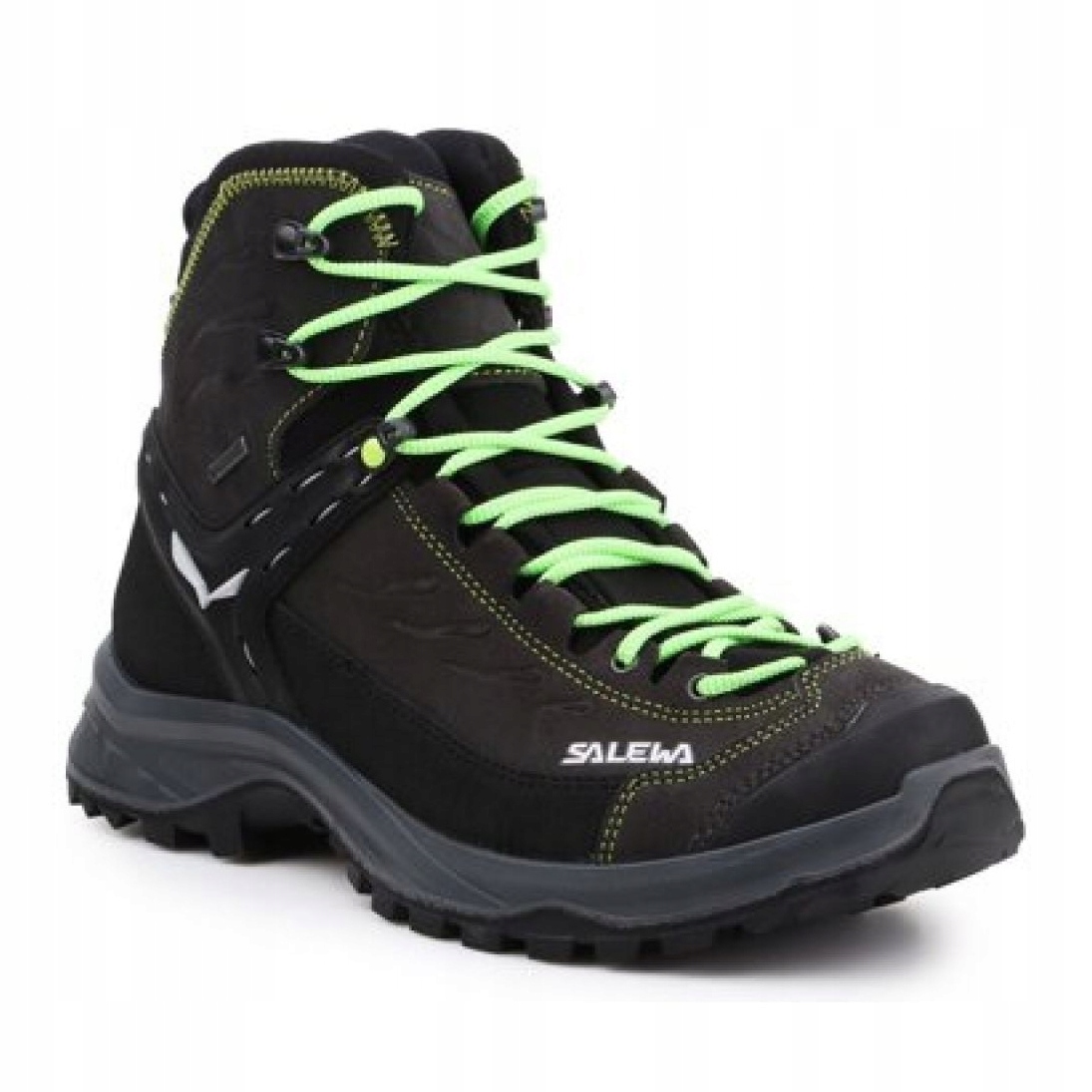 

Czarne Skóra naturalna Buty Trekkingowe r.44