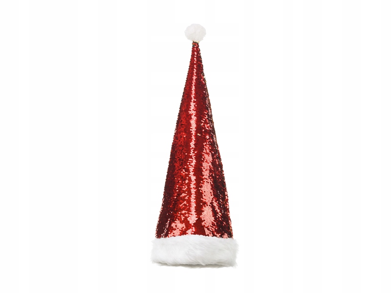 

Czapka Mikołaja z Cekinami Mikołaj Strój 70 cm
