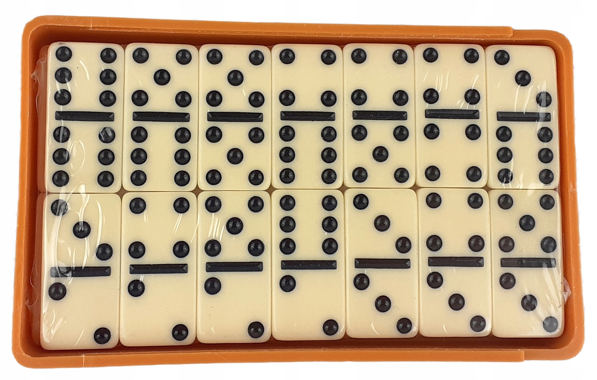 KLASYCZNE DOMINO W PUDEŁKU KOŚCIANE SZÓSTKOWE Marka Trifox