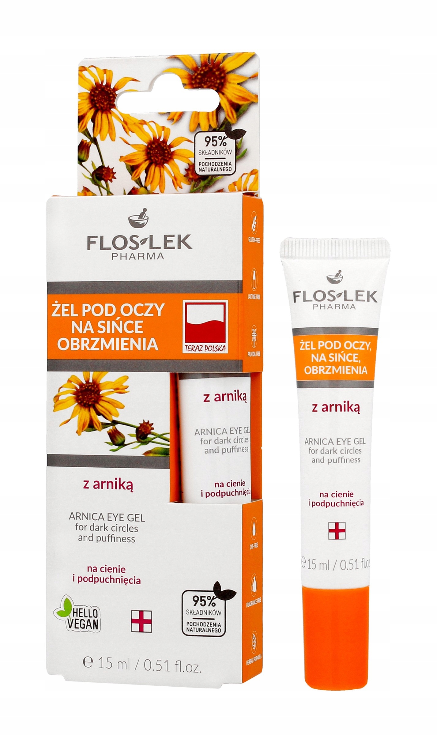 

Żel pod oczy na sińce, obrzmienia z arniką 15 ml