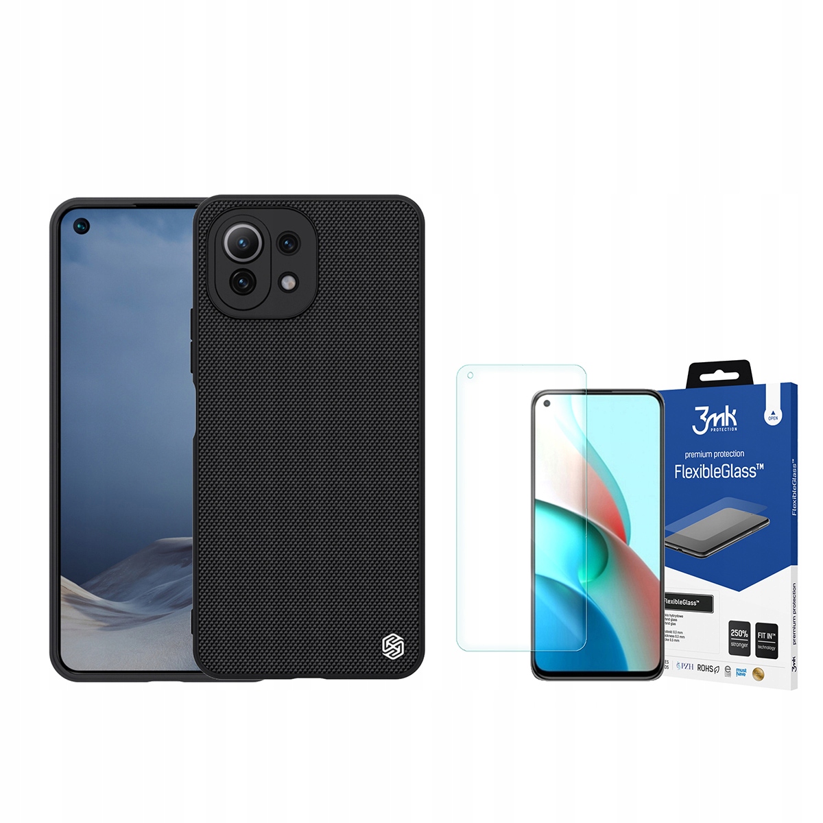

Nillkin Etui Case Do Xiaomi MI 11 Lite + Szkło 3MK