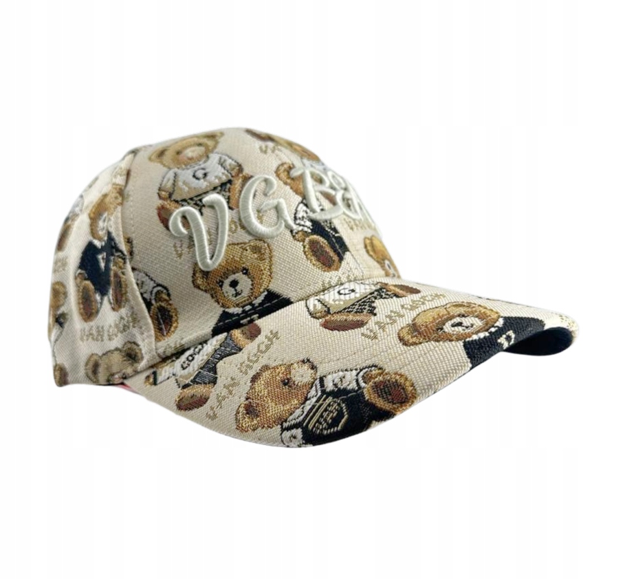 Klasická Dámská Baseballová Čepice S Medvídíkem Henney Bear