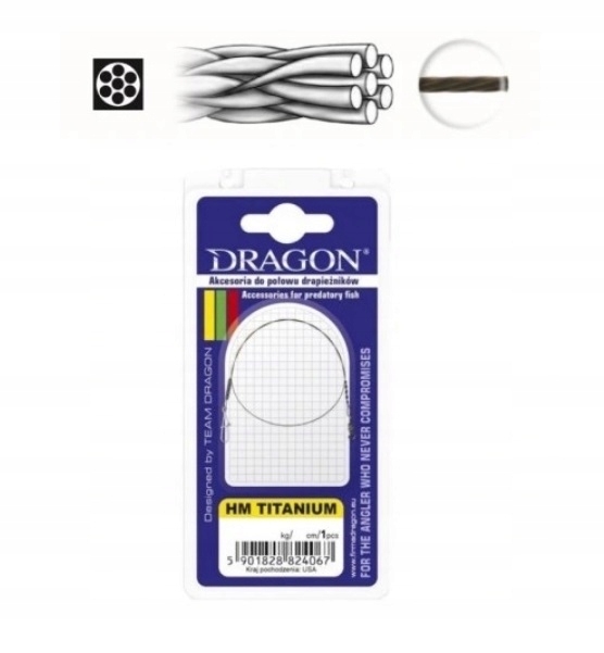 Przypon DRAGON Titanium Braid 1x7 A.F.W