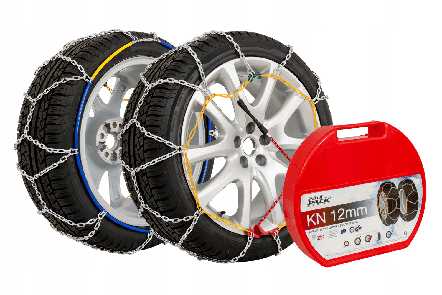 Zimné snehové reťaze na sneh Onorm Tuv 12 mm 235/40 235/45 R20