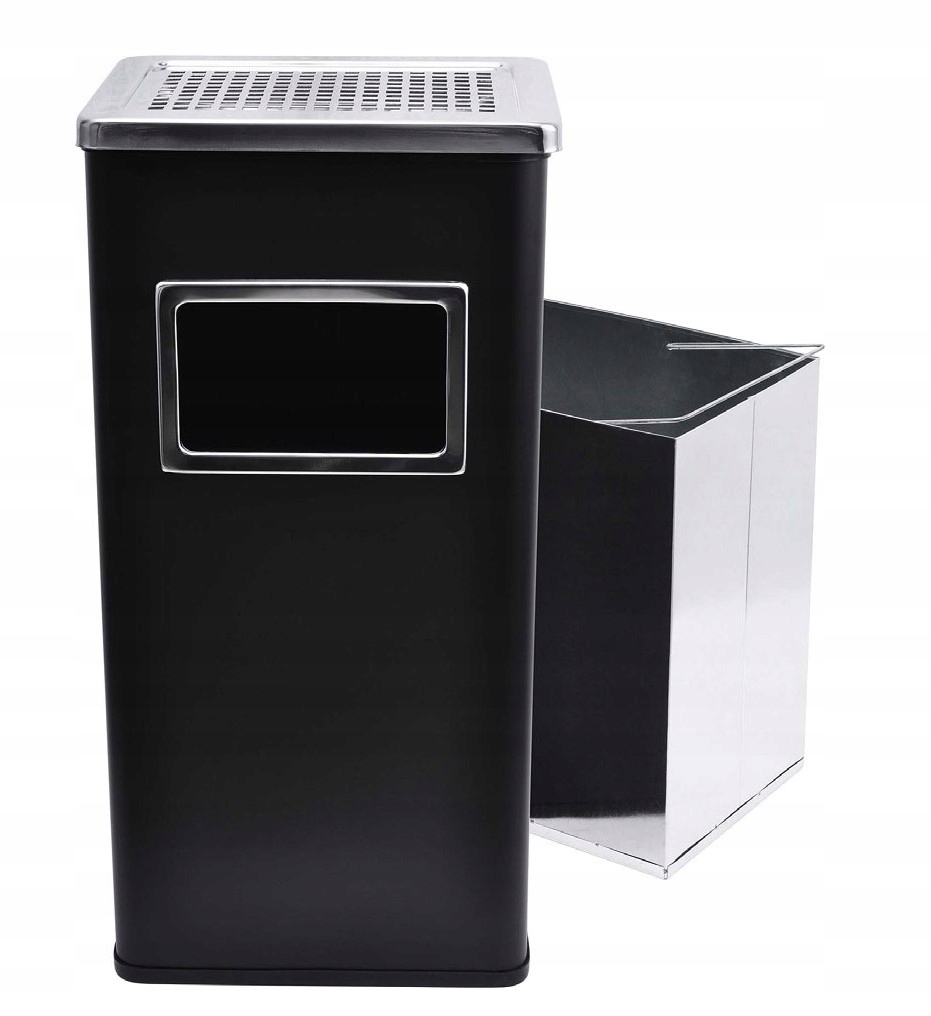 

Duża Popielnica Stojąca Popielniczka Kosz Stal