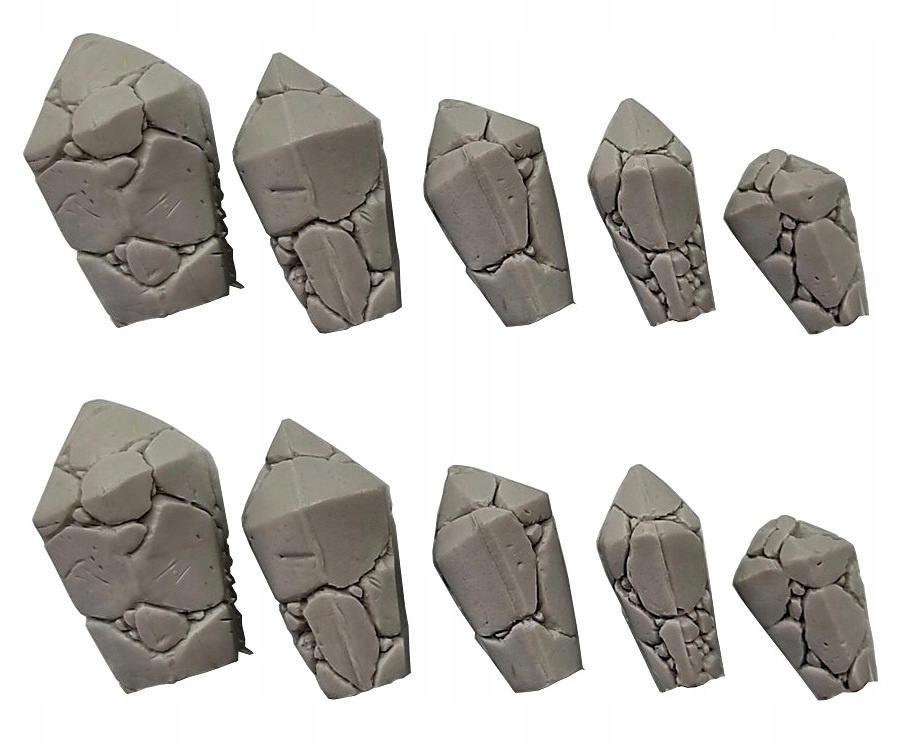 Kryształy Necrolithu Necrolith Crystals 10 szt.
