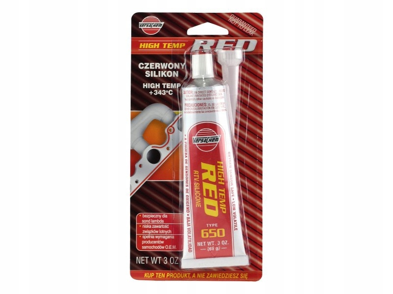 

High Temp Red Silikon wysokotemperaturowy czerwony