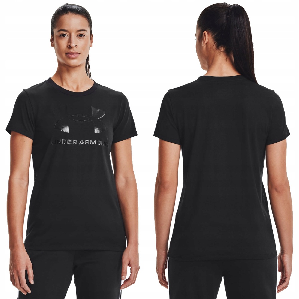 Koszulka Damska Under Armour Live Sportstyle Ssc T-Shirt Bawełna Czarna M