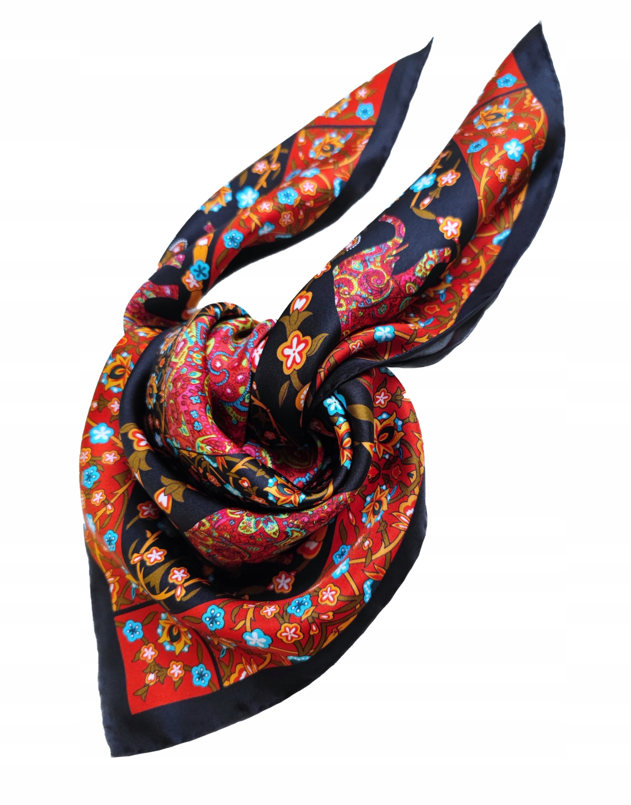 100% JEDWAB MARKOWA CHUSTA APASZKA JAKOŚĆ PREMIUM^ Płeć kobieta