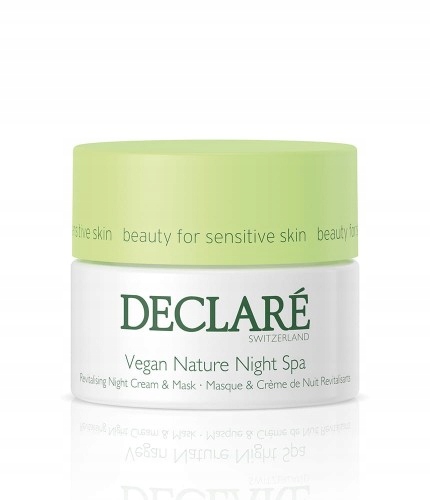 Declare Vegan Nature noční krémová maska 50 ml