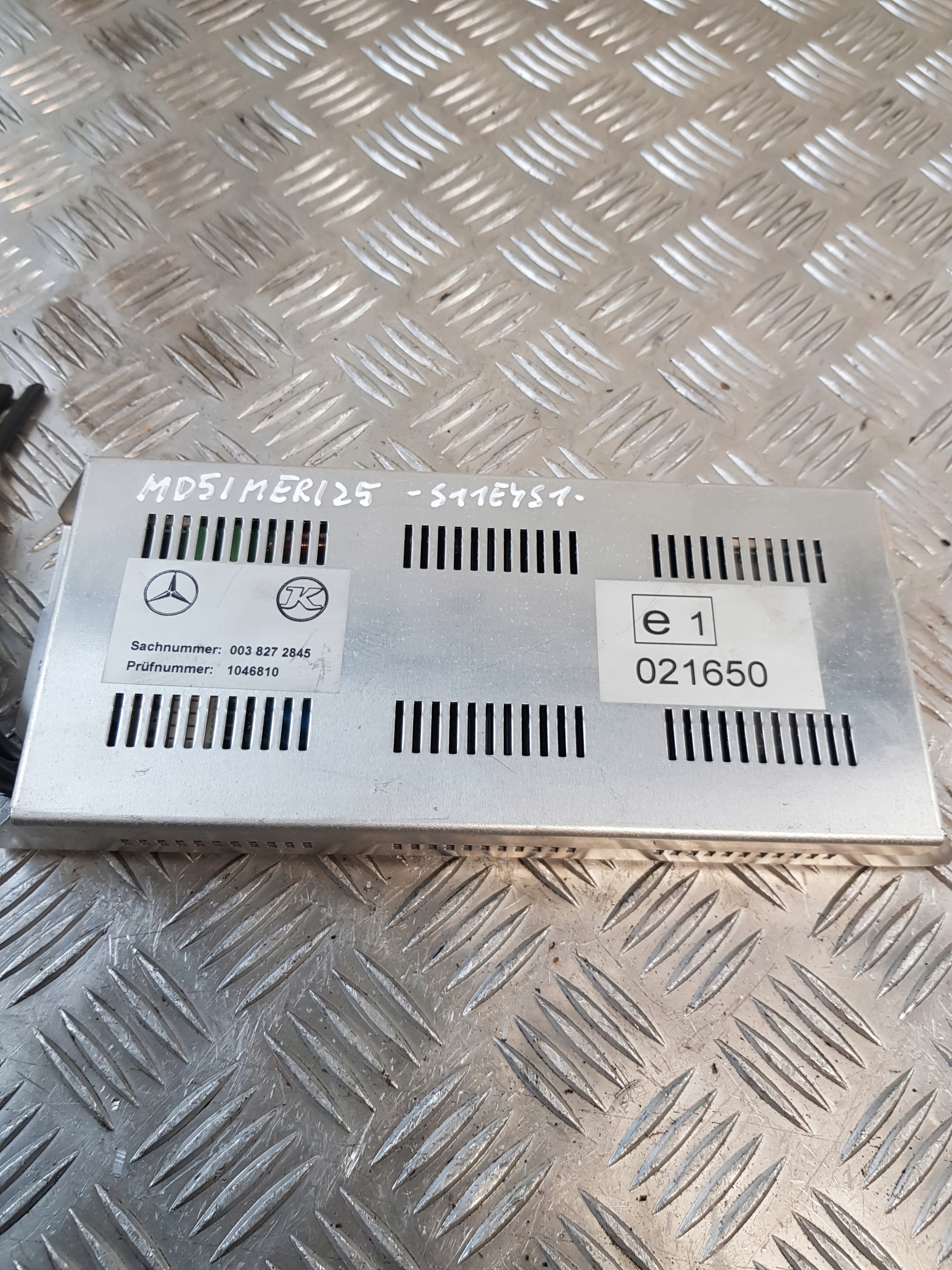 unit STERUJACA control unit A0038272845 MERCEDES AUTOBUS