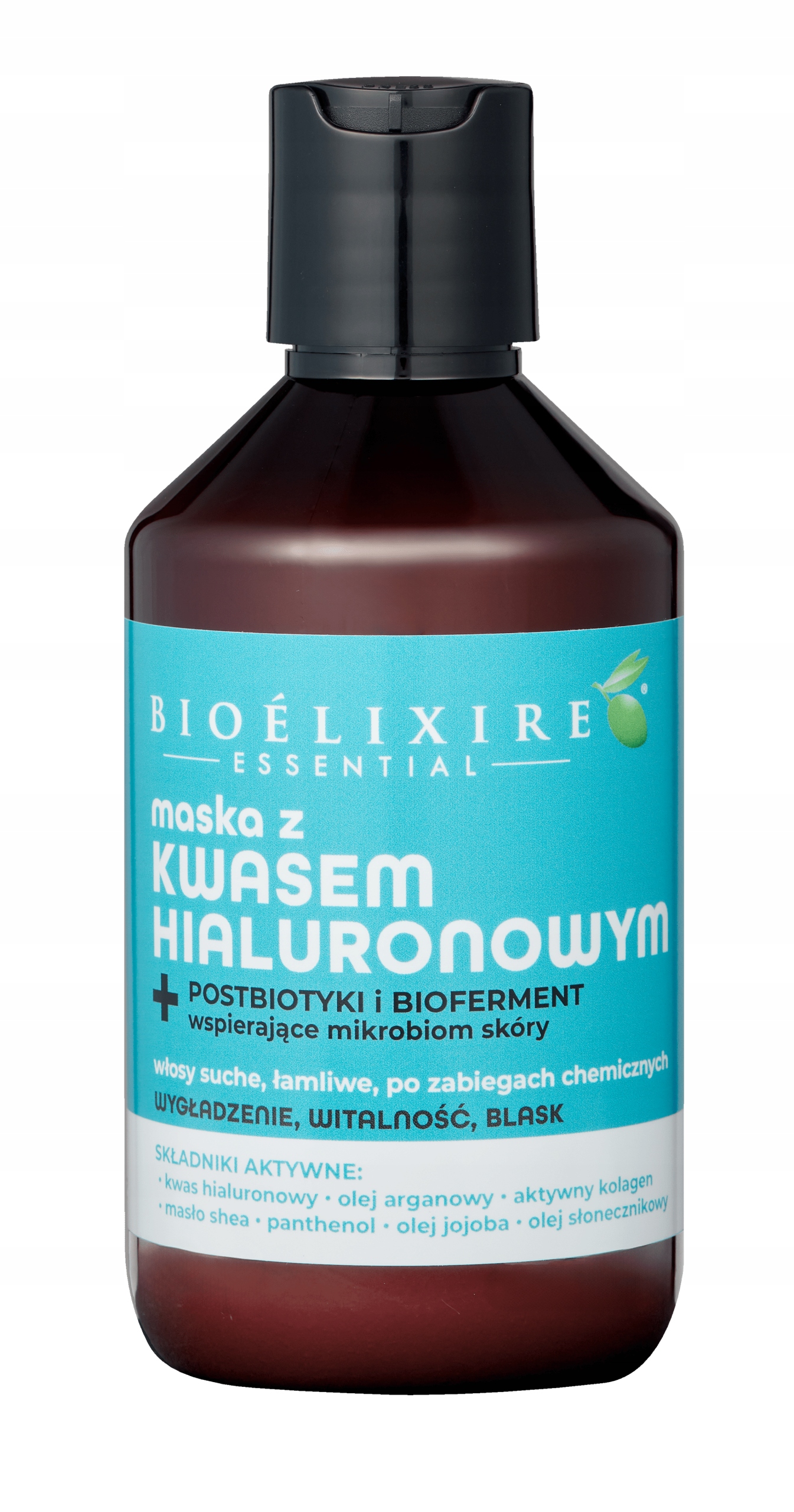 Bioelixire Maska z kwasem hialuronowym i postbiotykami 300ml