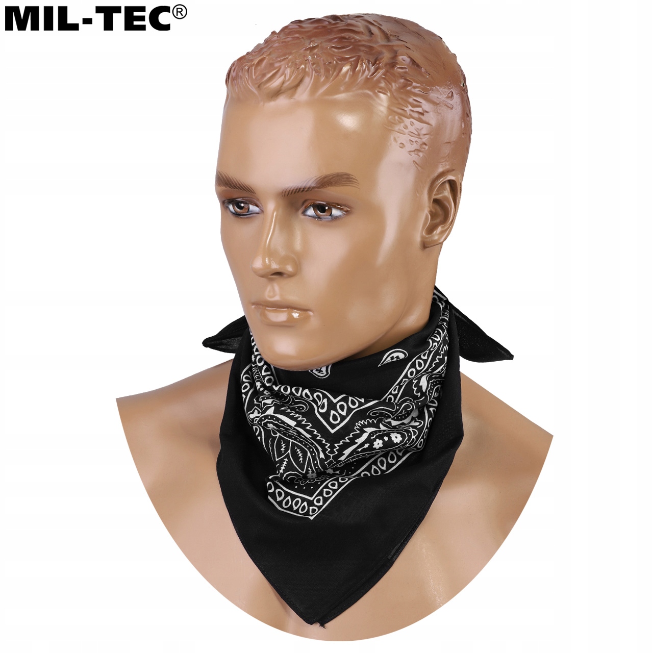 CHUSTA BANDANA BANDAMA WESTERN NA GŁOWĘ MIL-TEC Czarna Marka Mil-Tec