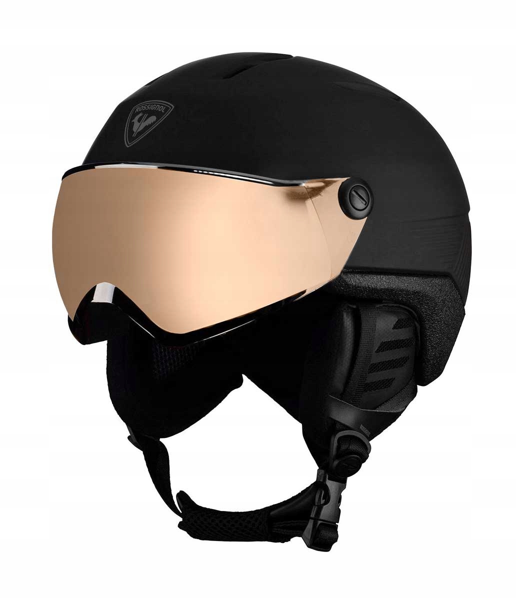 Lyžařská přilba se sklem Rossignol Fit Visor Impacts Black S2 L/XL